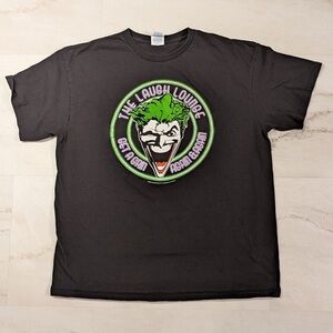 DC Comics Vintage The Joker The Laugh Lounge Graphic T-shirt Size Large